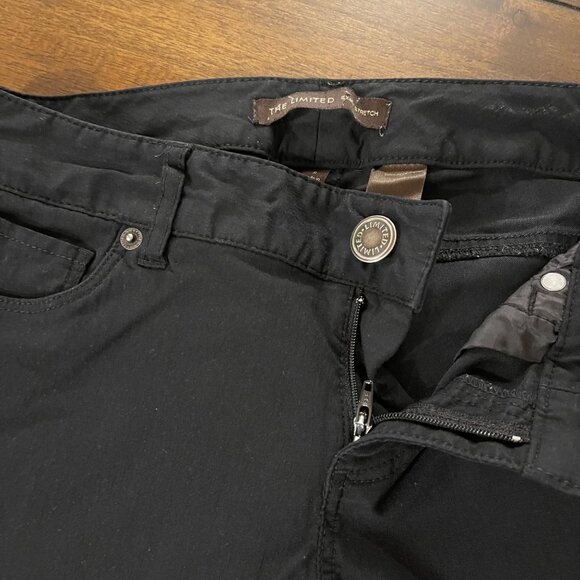 The Limited Black Stretch Straight-Leg Womens Pants Size 2 - Picture 6 of 10